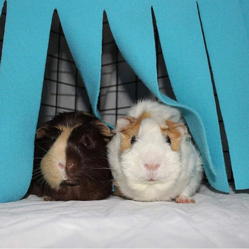 Tassel Strip Hanging Pet Tent Hideout – Hammock Curtain Nest for Guinea Pig, Hamster, Hedgehog & Small Pets