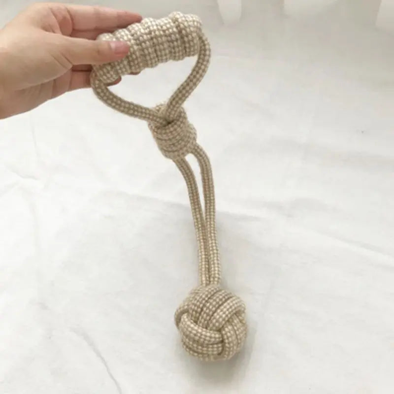 Knot Chew Toy – Teeth Cleaning & Interactive Play for Pets 🪢🐾
