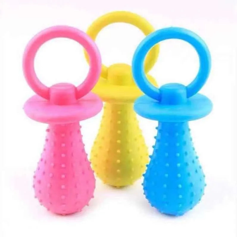 Rubber Chew Toy for Small Dogs – Teeth Cleaning & Bite-Resistant Puppy Training Toy