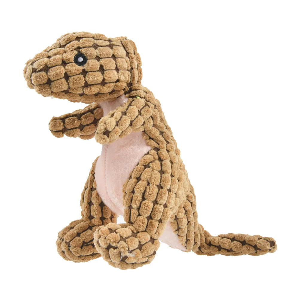 Plush Dinosaur Chew Toy – Soft Interactive Toy for Cats & Small Dogs