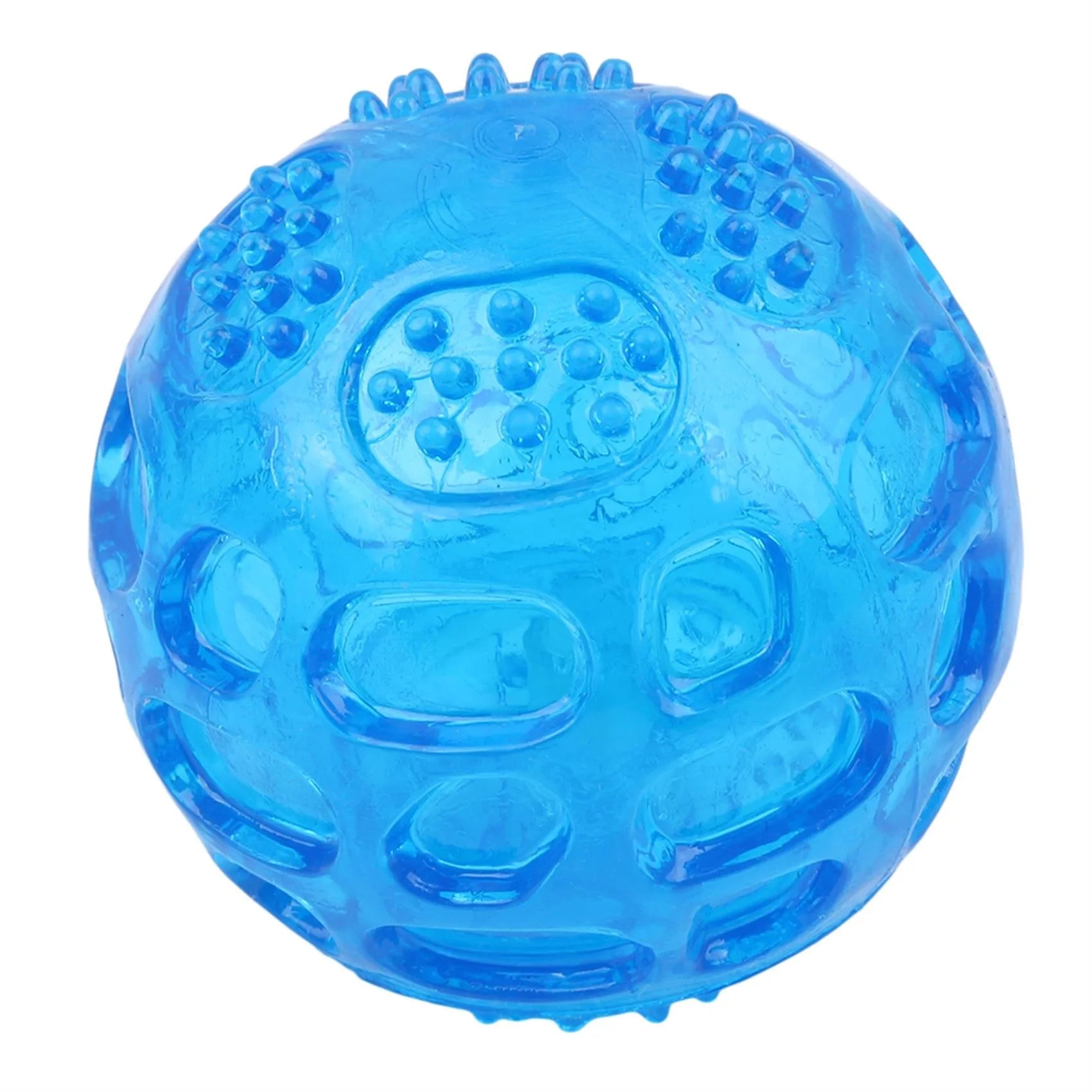 Waterproof Squeaky Dog Ball – Bite-Resistant Chew & Training Toy ⚽🐾