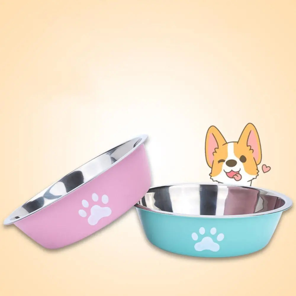 Large Capacity Stainless Steel Non-Slip Pet Bowl – Double-Layer Water & Food Bowl for Dogs & Cats