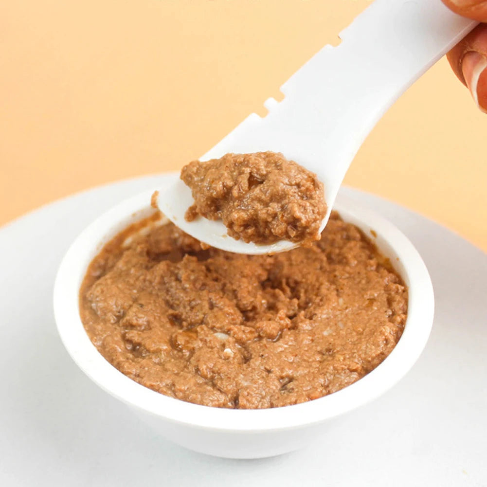 🥄 Multifunction Pet Canned Spoon – Jar Opener & Feeding Scoop for Dogs & Cats