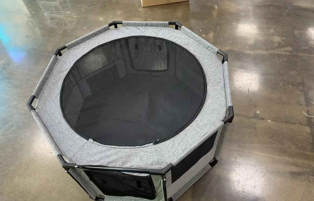 Portable Dog Playpen – Indoor/Outdoor Water-Resistant Pet Exercise Cage, Crate & Kennel for Dogs, Cats & Small Animals