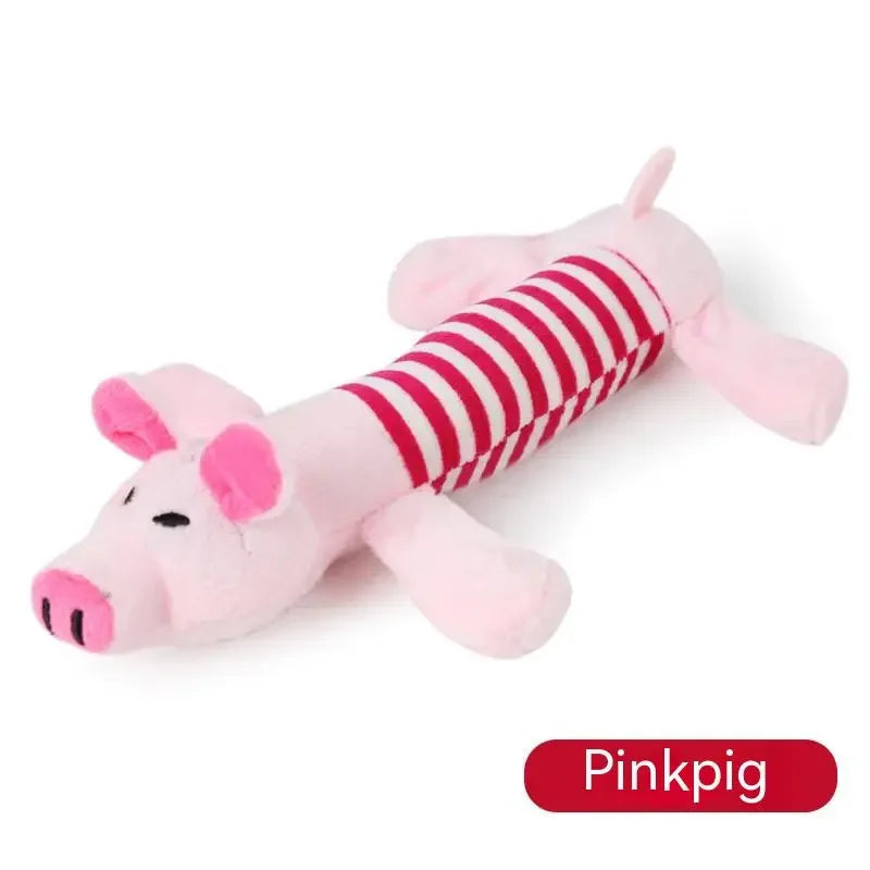 Duck Plush Dog Toy – No Stuffing, Soft Squeaker Fun 🦆🐾