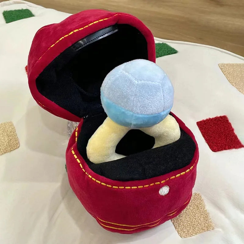 Big Diamond & Ring Box Plush Dog Toy – Cute Creative Engagement Ring Set for Dogs & Puppies