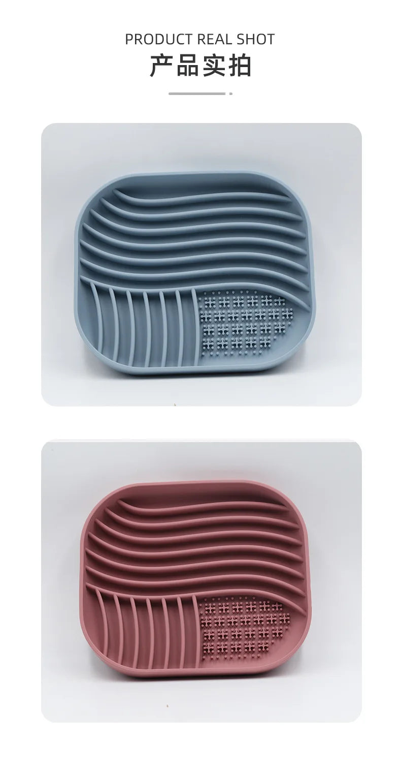 Anti-Choking Slow Feeder Bowl with Silicone Suction Cup – No-Spill Slow Food Cushion for Dogs & Cats