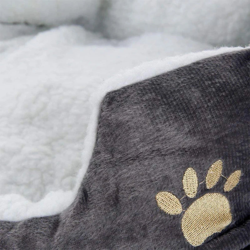 Cozy Cave Dog & Cat Bed – Thickened PP Cotton Pet Sofa for Small