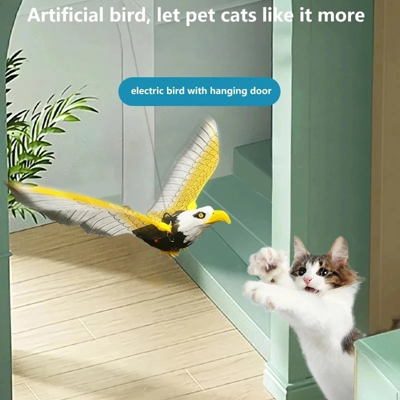 Electric Flying Bird Cat Toy – Hanging Eagle Teaser