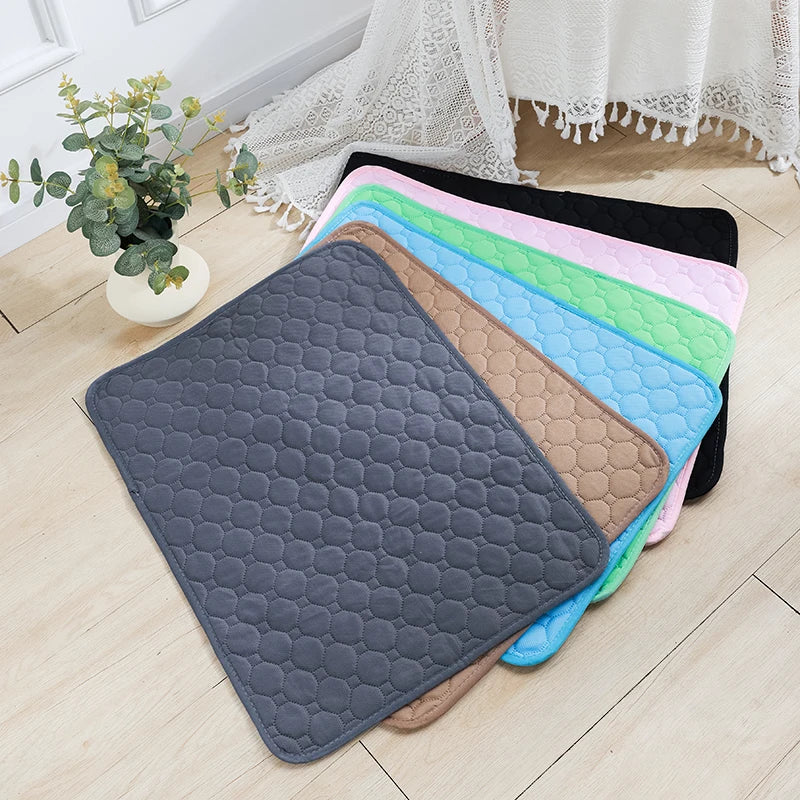 Reusable Dog Pee Pad Blanket – Washable Absorbent Puppy Training Pad & Pet Bed Urine Mat for Car Seat Protection