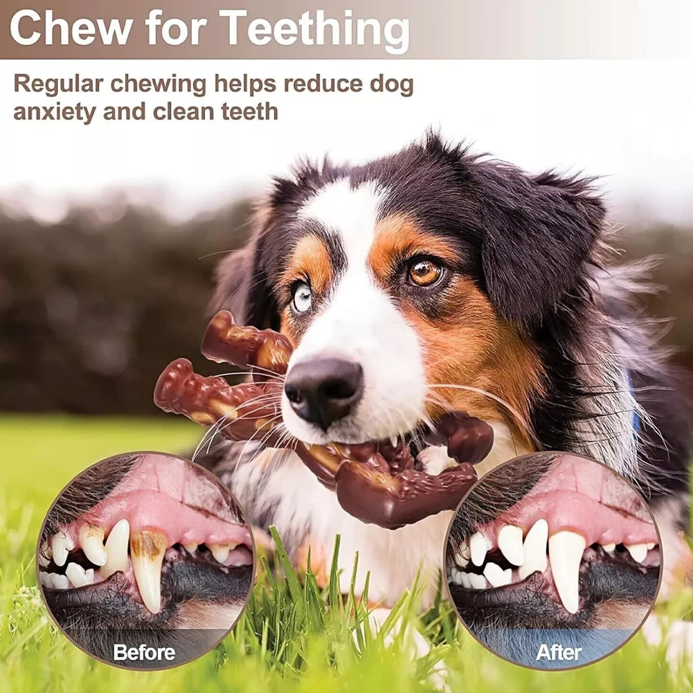Indestructible Gorilla Dog Chew Toy – Ultra Tough Chewing Stick for Large Aggressive Chewers