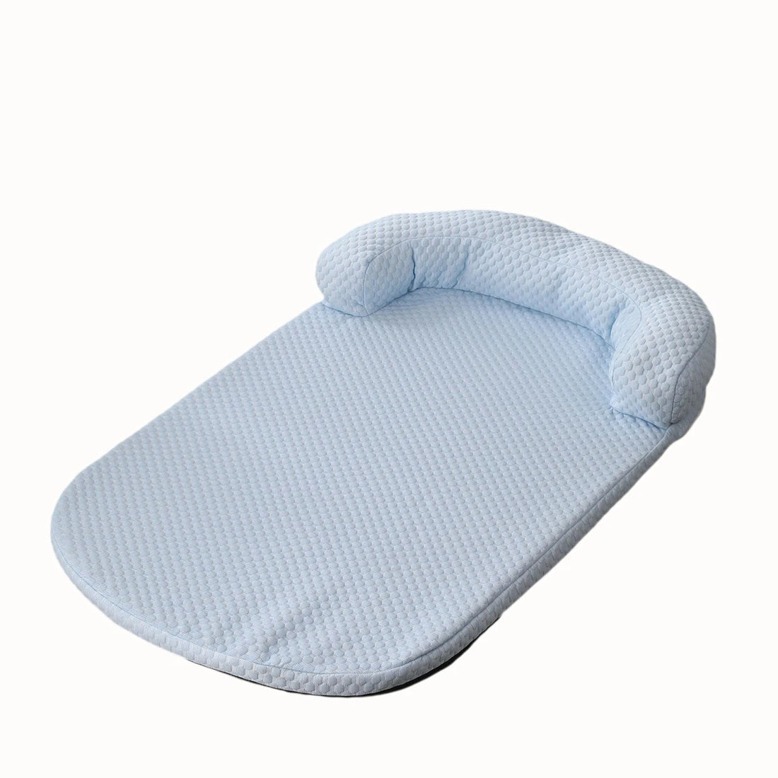 Breathable Spring & Summer Cooling Dog Bed with Pillow – Anti-Slip Ice Silk Fabric Pet Cushion for Small to Large Dogs & Cats