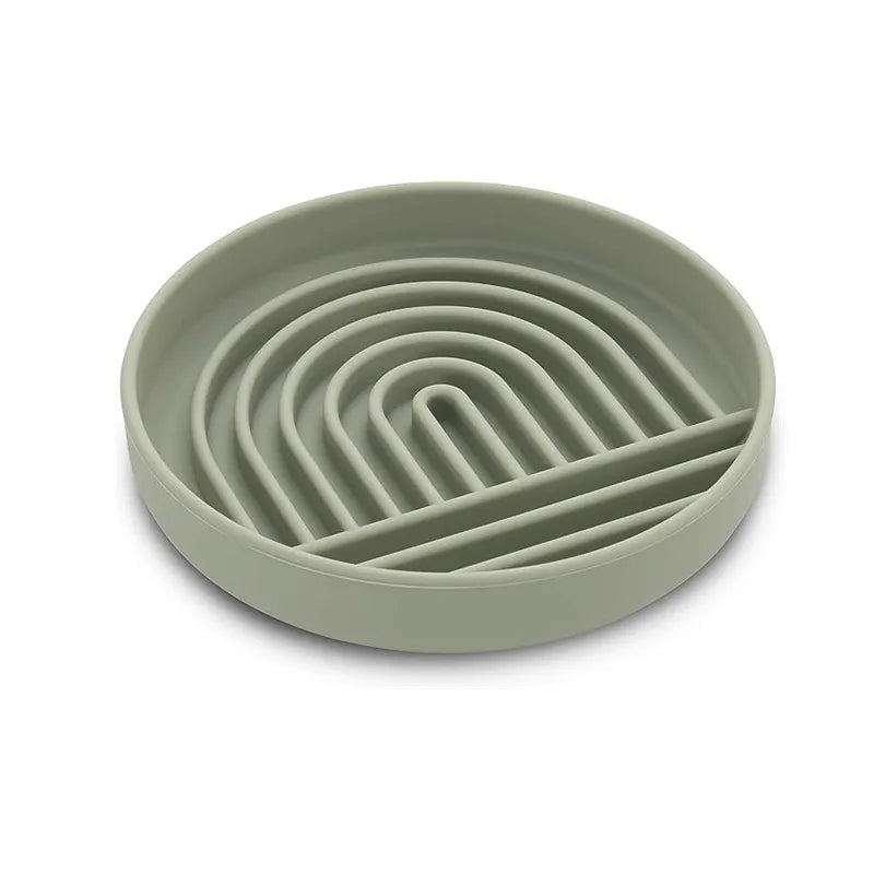 Slow Feeder Pet Bowl – Anti-Slip & Anti-Choking for Cats & Puppies 🐾🍽️