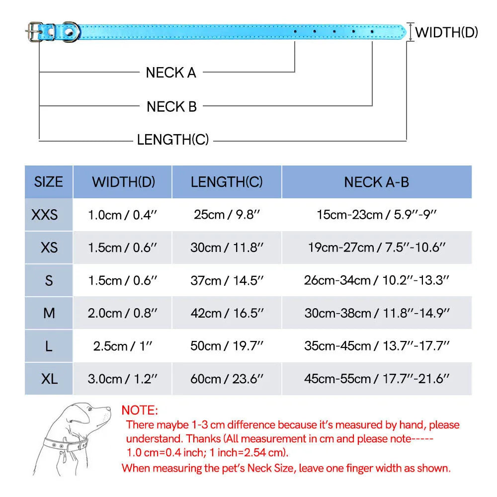 Soft Leather Adjustable Dog Collar – Safe & Stylish for Dogs and Cats