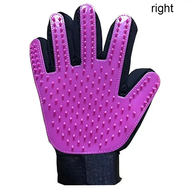 Pet Grooming Glove 🐾 Deshedding & Massage Brush for Dogs & Cats