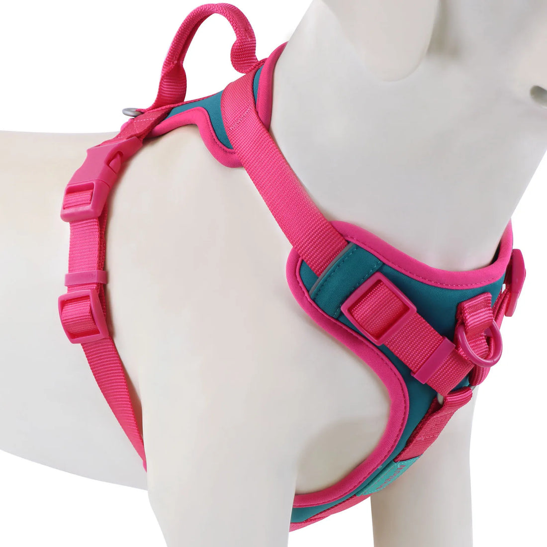 Splicing Color Dog Harness – No-Pull, Adjustable & Personalized