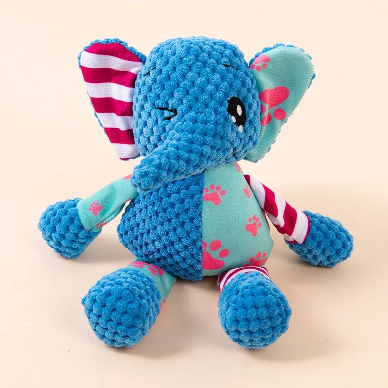 Plush Animal Squeaky Toy – Interactive Chew & Teething 🐾🧸