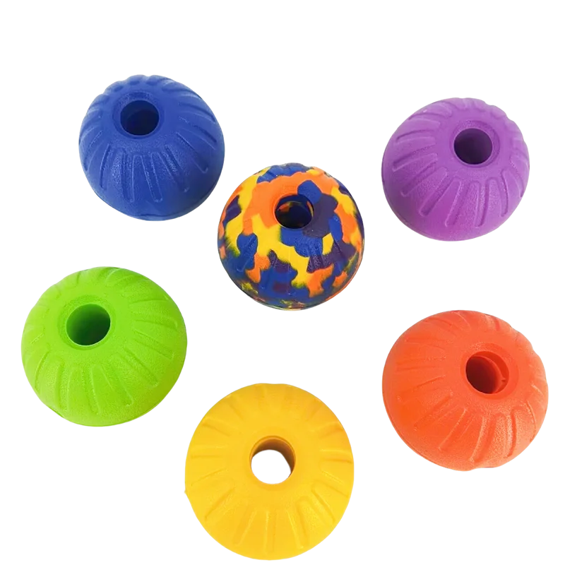 7cm / 9cm EVA Floating Hollow Dog Ball – Indestructible Chew & Training Toy for Water Play