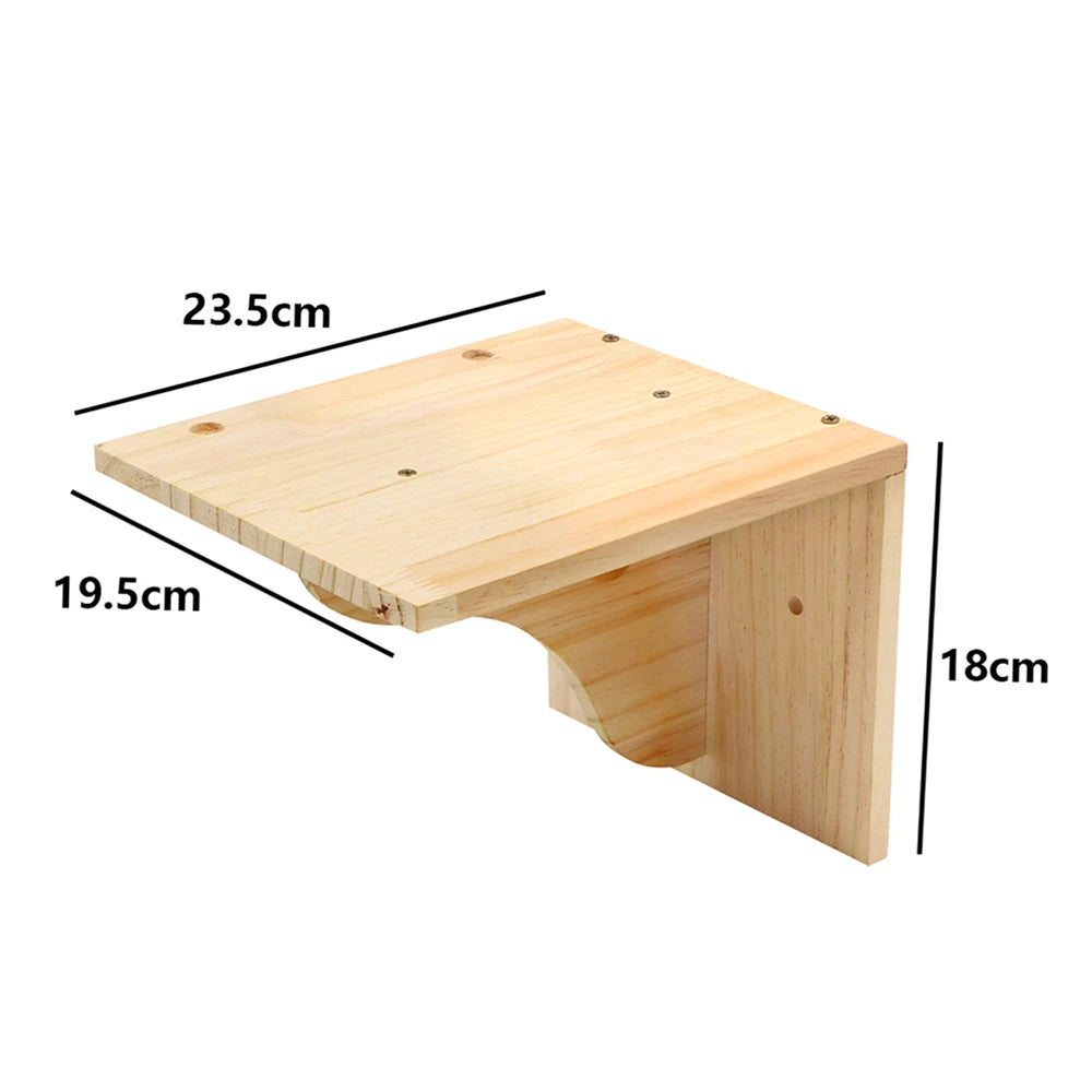 🐾 Wall-Mounted Cat Climbing Rope with Solid Wooden Pedals – Indoor Kitten Training & Claw Grinding Furniture