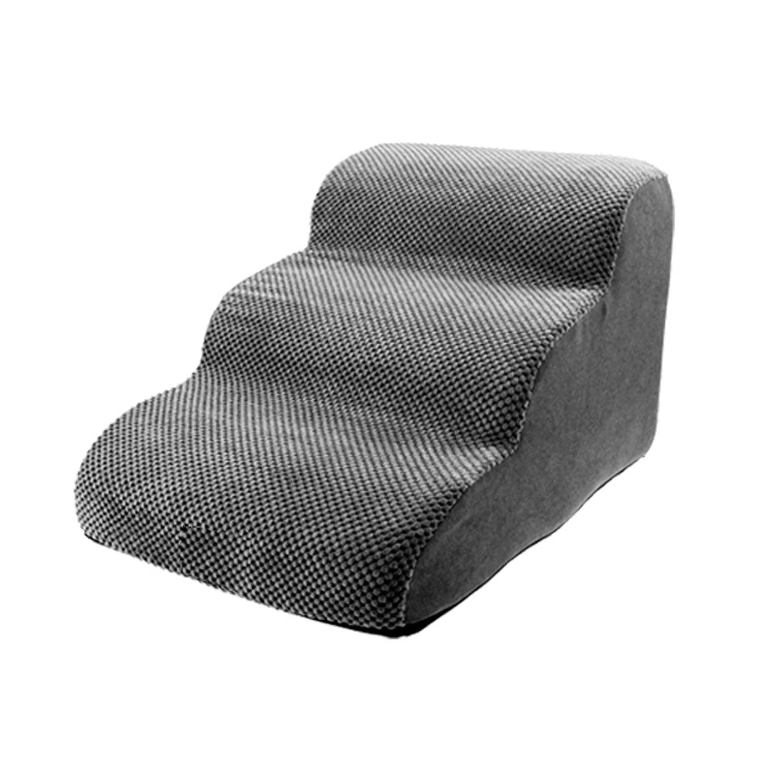 Curved Pet Ramp Stairs – Corduroy Steps for Small Dogs & Cats