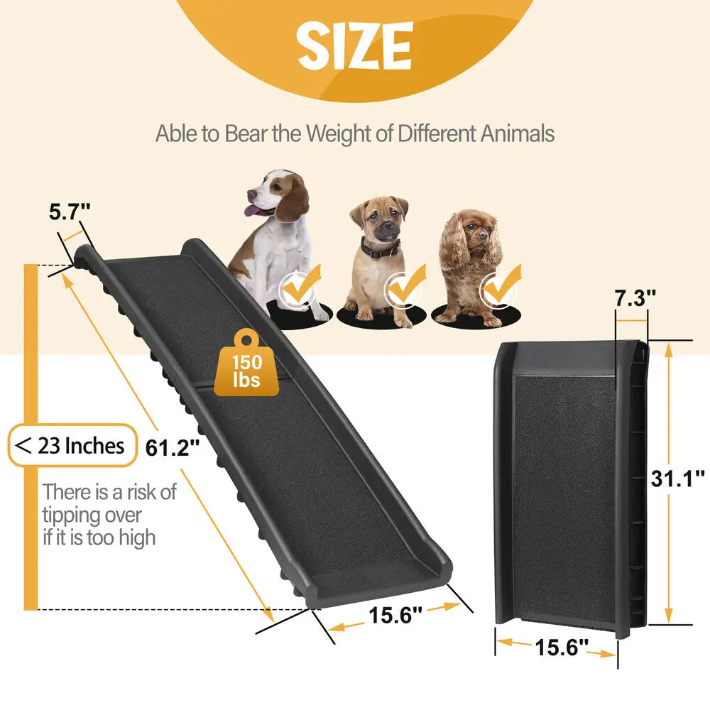 Foldable Pet Ramp – Lightweight Dog Ramp for Cars, Trucks & SUVs