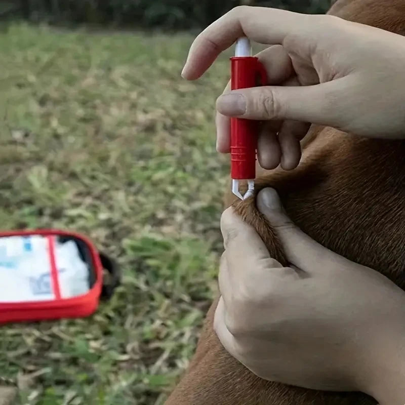 61pcs Portable EVA Pet First Aid Kit for Dogs & Cats – Outdoor Travel & Camping Emergency Medical Supplies