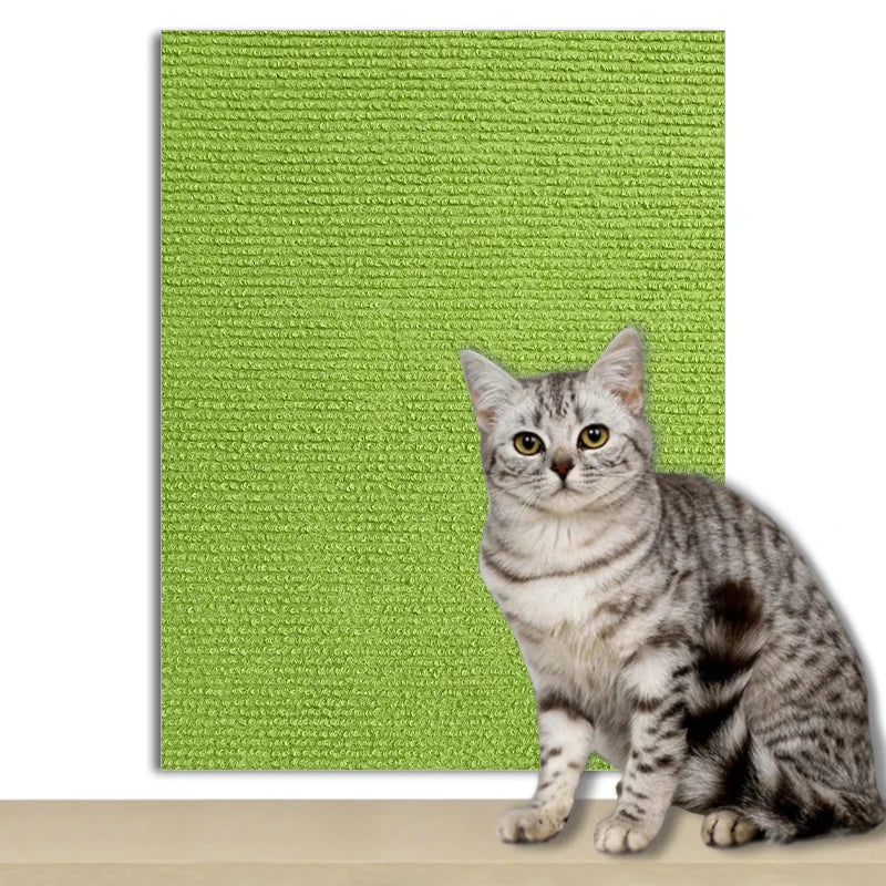 Self-Adhesive Cat Scratch Protector – Trimmable Sofa & Wall Guard Carpet Board