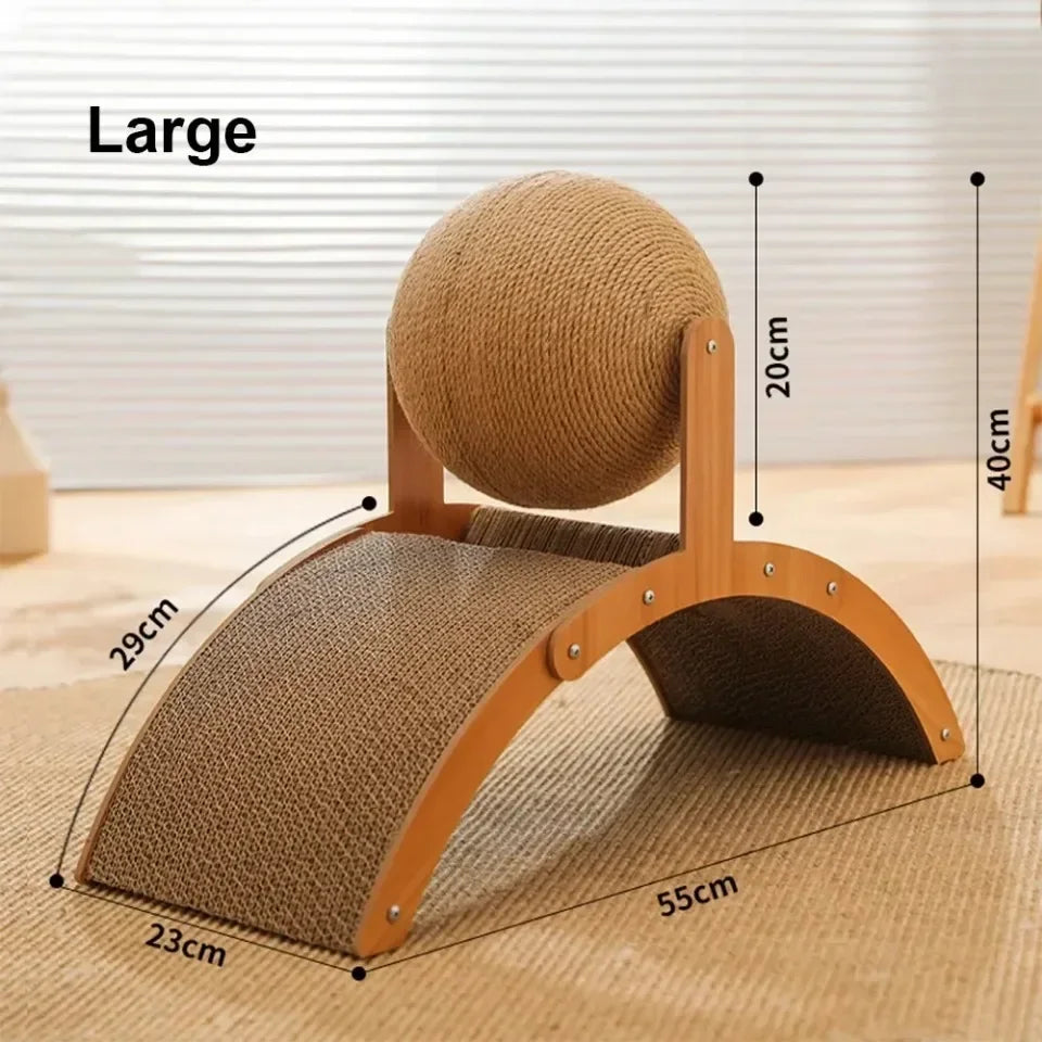Vertical Arch Cat Scratching Board – Wear-Resistant