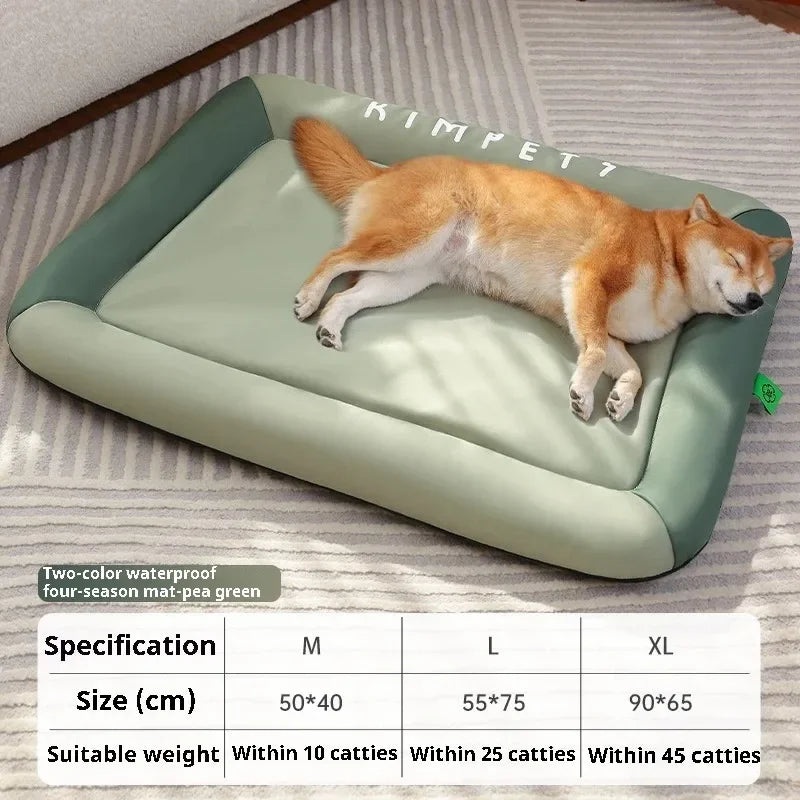 Summer Cooling Pet Bed – Breathable Blanket Cushion for Small & Medium Dogs and Cats