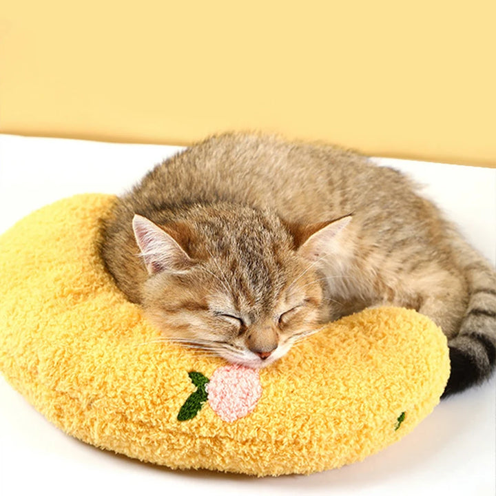 Little U-Shaped Pillow for Cats & Small Dogs – Fashion Neck Protector & Deep Sleep Headrest