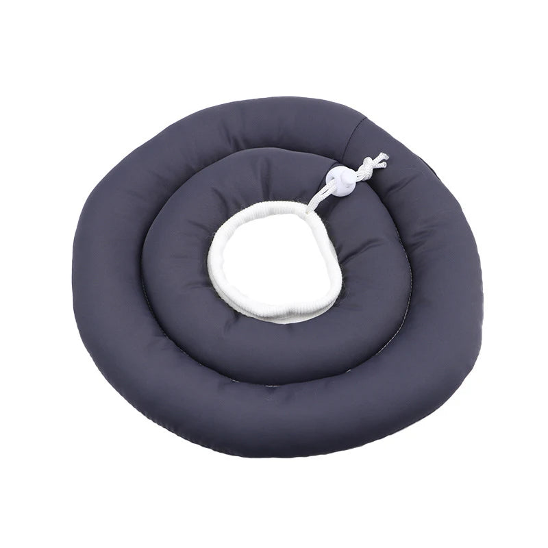 Soft Pet Recovery Collar – Cotton Elizabethan Neck Cone for Dogs & Cats – Anti-Scratch, Anti-Lick Wound Healing Headgear