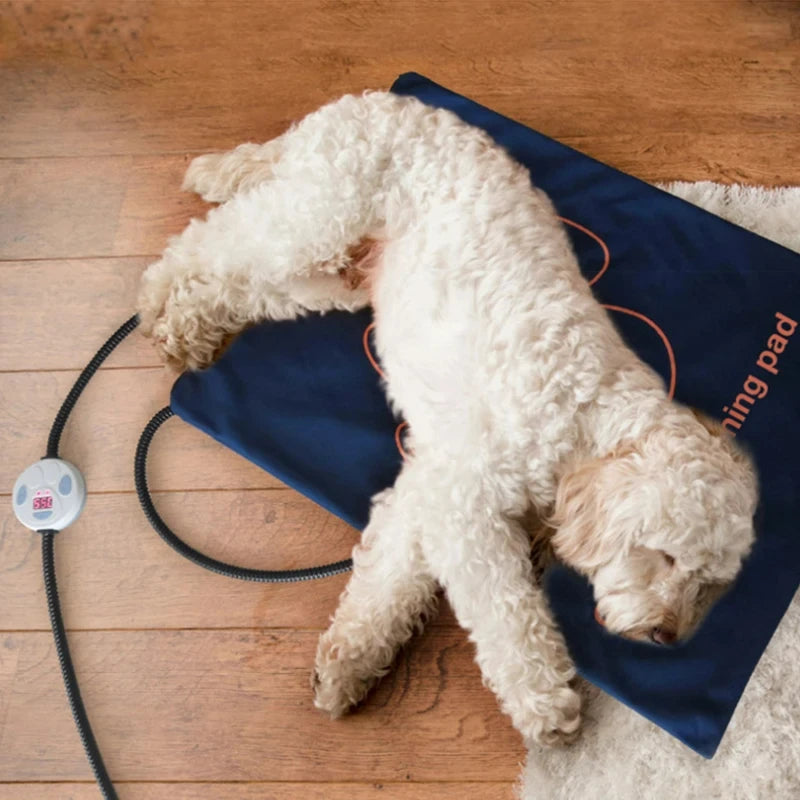 Waterproof Electric Pet Heating Pad – Adjustable Temperature Winter Warmer Blanket for Dogs & Cats