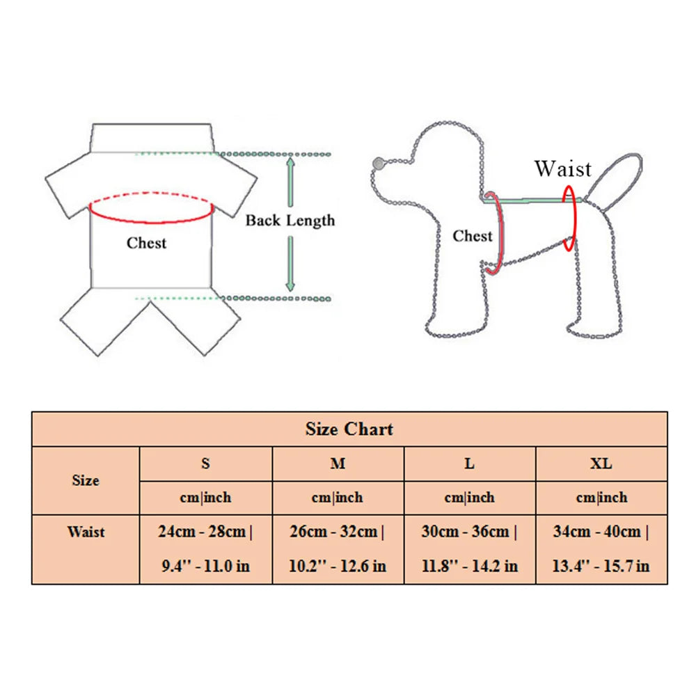 Washable Dog Diapers – Cute Cartoon Print Female Puppy Panties with Bow