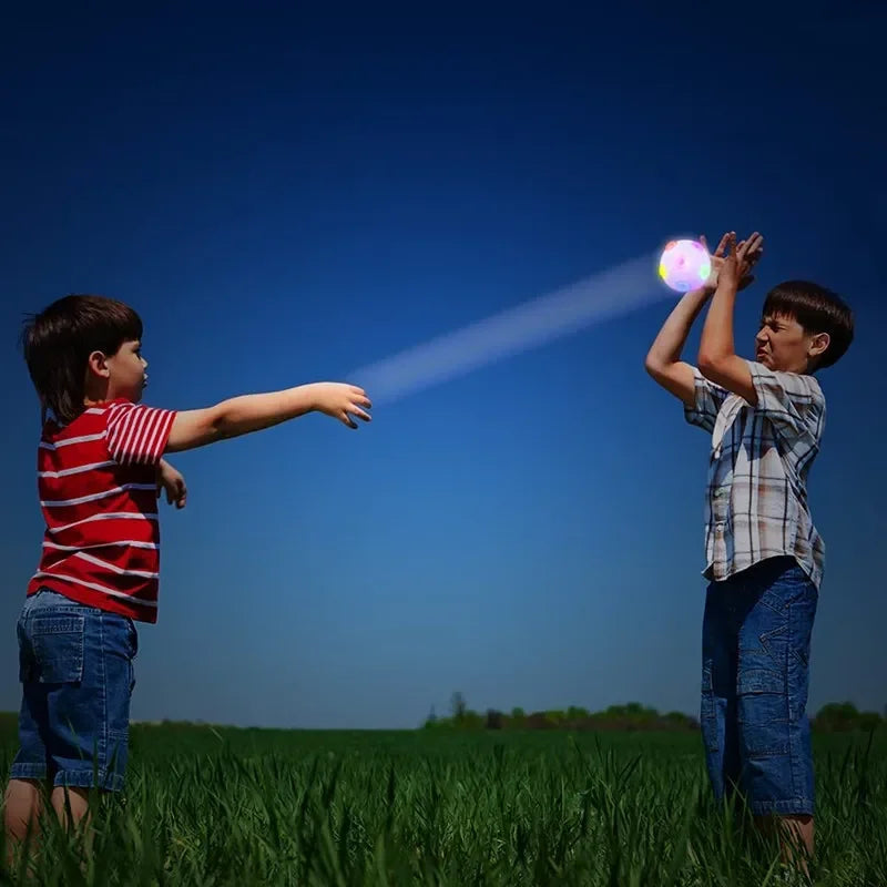 LED Glowing Ball Toy – Flashing Light Ball for Pets & Kids