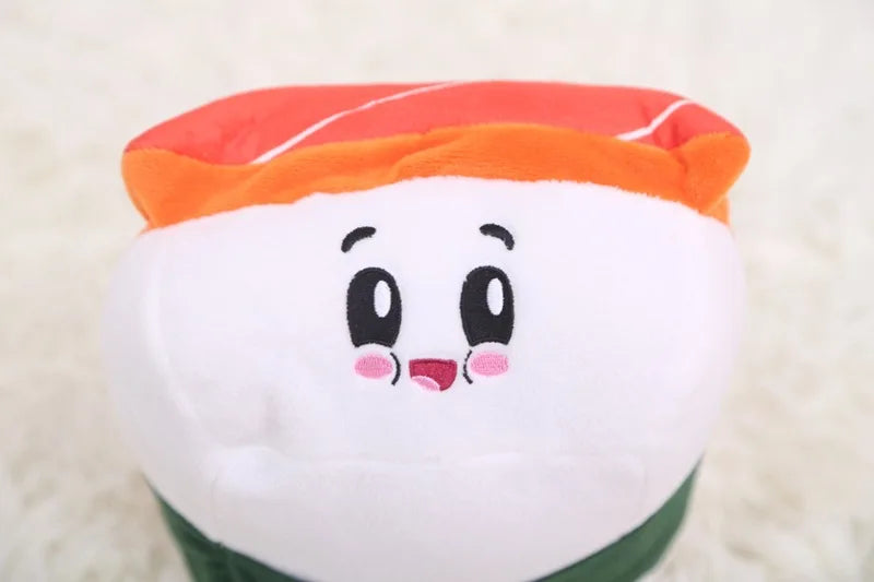🍣 Sushi Cat Toys – Fluffy Sushi Roll Pillow for Kittens & Cats 🐾💤