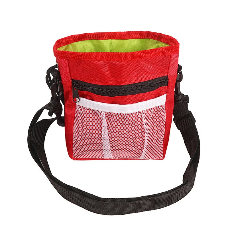 Portable Dog Training Waist Bag – Outdoor Pet Treat Pouch with Storage Pocket for Snacks, Bait & Rewards