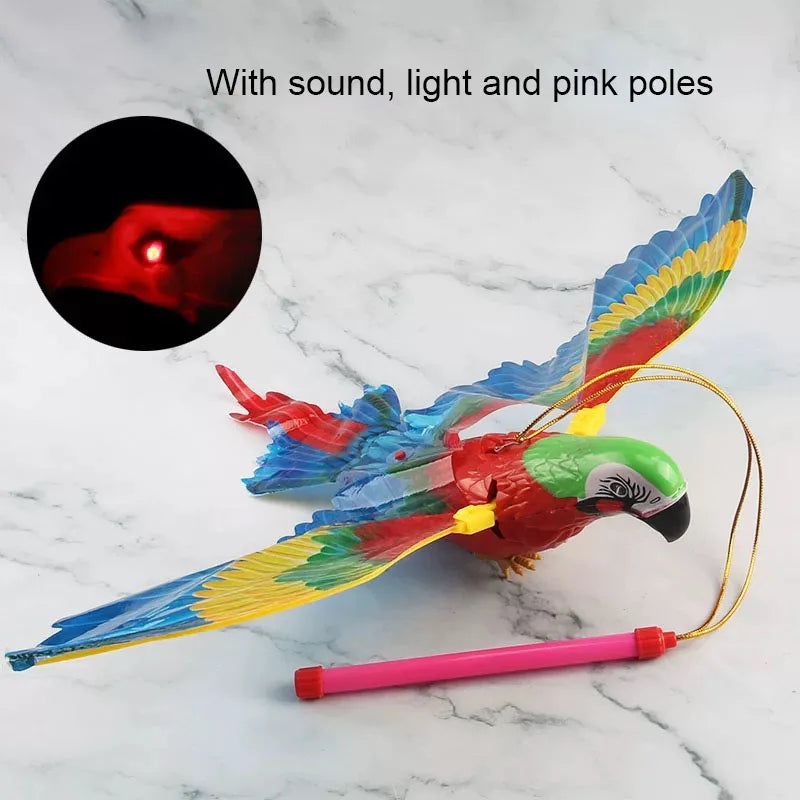 Electric Hanging Flying Bird Cat Toy – Interactive Simulated Eagle with Scratch Rope