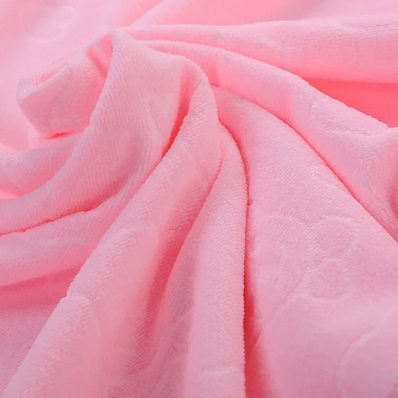 Quick-Drying Pet Bath Towel – Super Absorbent Soft Fiber Dog & Cat Towels for Grooming and Bathing