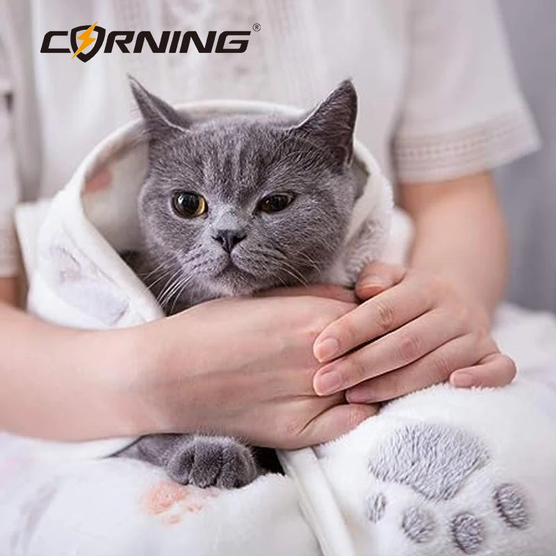 Super Soft Fluffy Pet Blanket 40x60CM – Warm Winter Cat & Dog Cushion Blanket