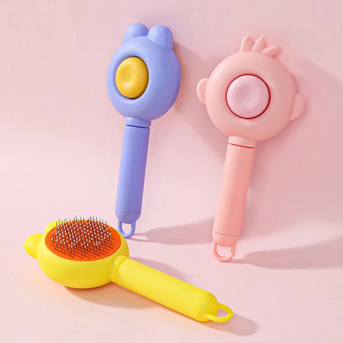 🐾 2025 Cat Comb – One-Click Deep Cleaning Stainless Steel Grooming Tool