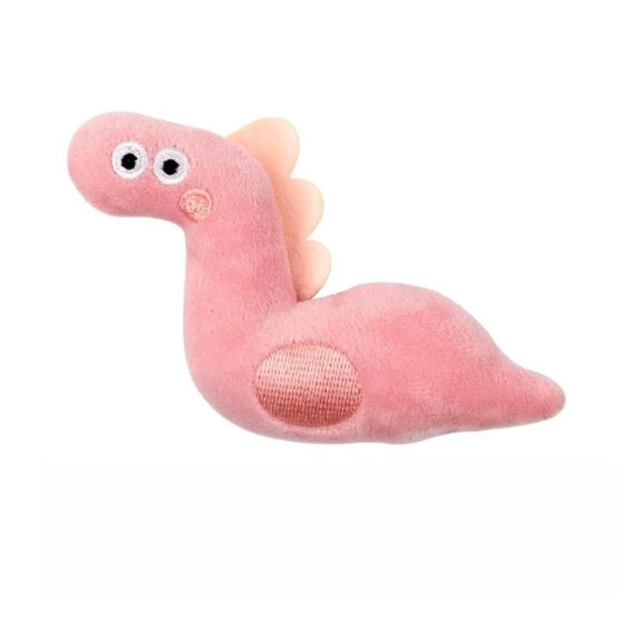 Cartoon Plush Cat Molar Bite Toy – Interactive Chew Toy for Cats