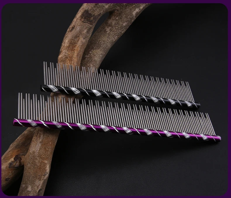 Fenice Cat Grooming Comb – Stainless Steel Pins