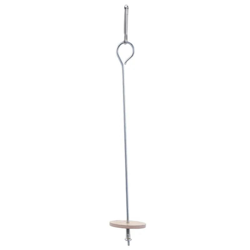 Stainless Steel Bird Toy Skewer – Fruit & Veggie Hanging Holder for Parrots and Small Animals