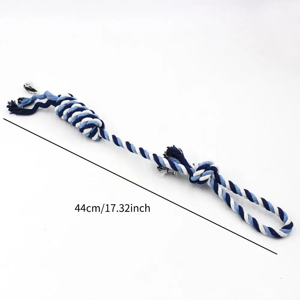 Durable Cotton Rope Dog Toy – Chew, Training & Dental Care 🐾🪢