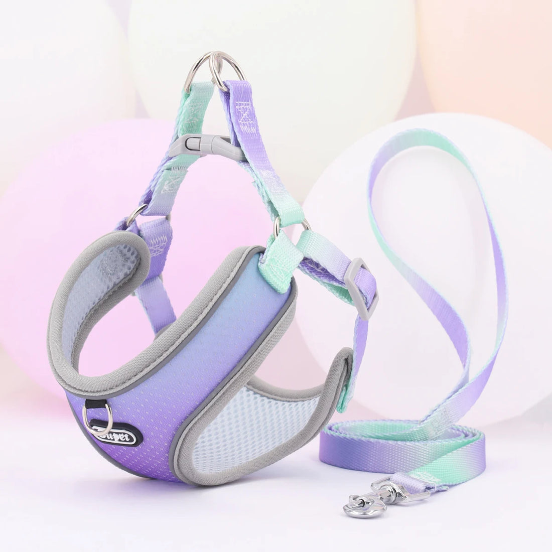 🐾 Supet Step-In Pet Harness – Adjustable, Reflective & Breathable for Dogs & Cats 🐶🐱