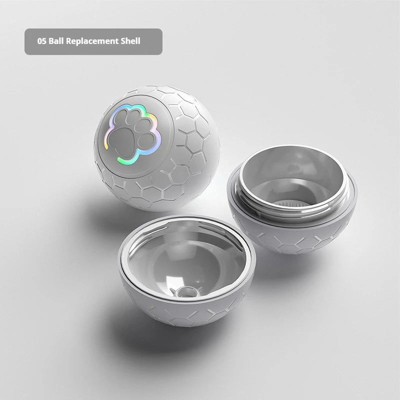 Smart Dog Toy Ball – USB Automatic Bouncing Rolling Ball with RGB Lights