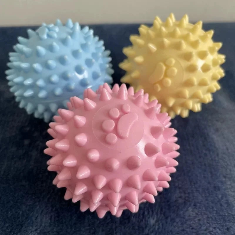Rubber Chew Ball – Interactive Tooth Cleaning Toy for Dogs & Cats