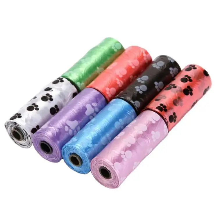 Biodegradable Dog Poop Bags – 1/3/5/10/15 Rolls with Easy Tear Breakpoint, Outdoor Pet Waste Cleanup Bags