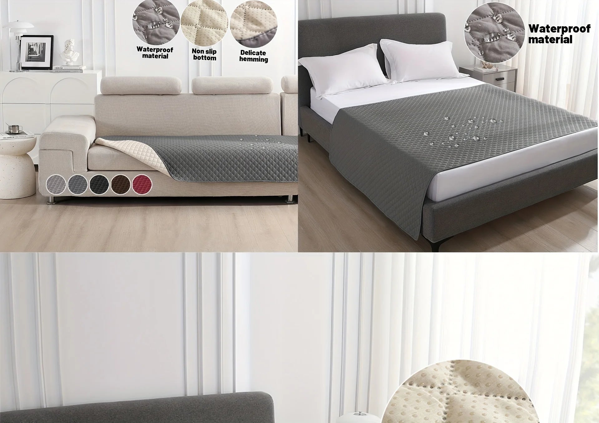 Anti-Leaking & Non-Slip Dog Bed Cover