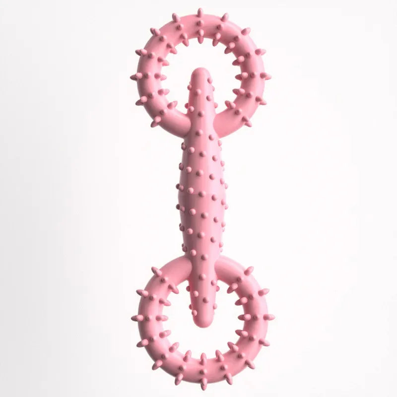 Indestructible Dog Pull Ring Toy – Interactive Chew Toy for Puppies, Teeth Cleaning & Boredom Relief